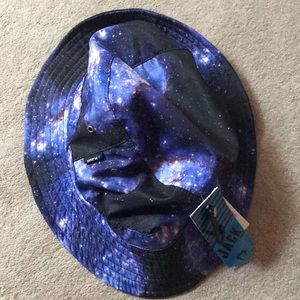 A galaxy bucket hat